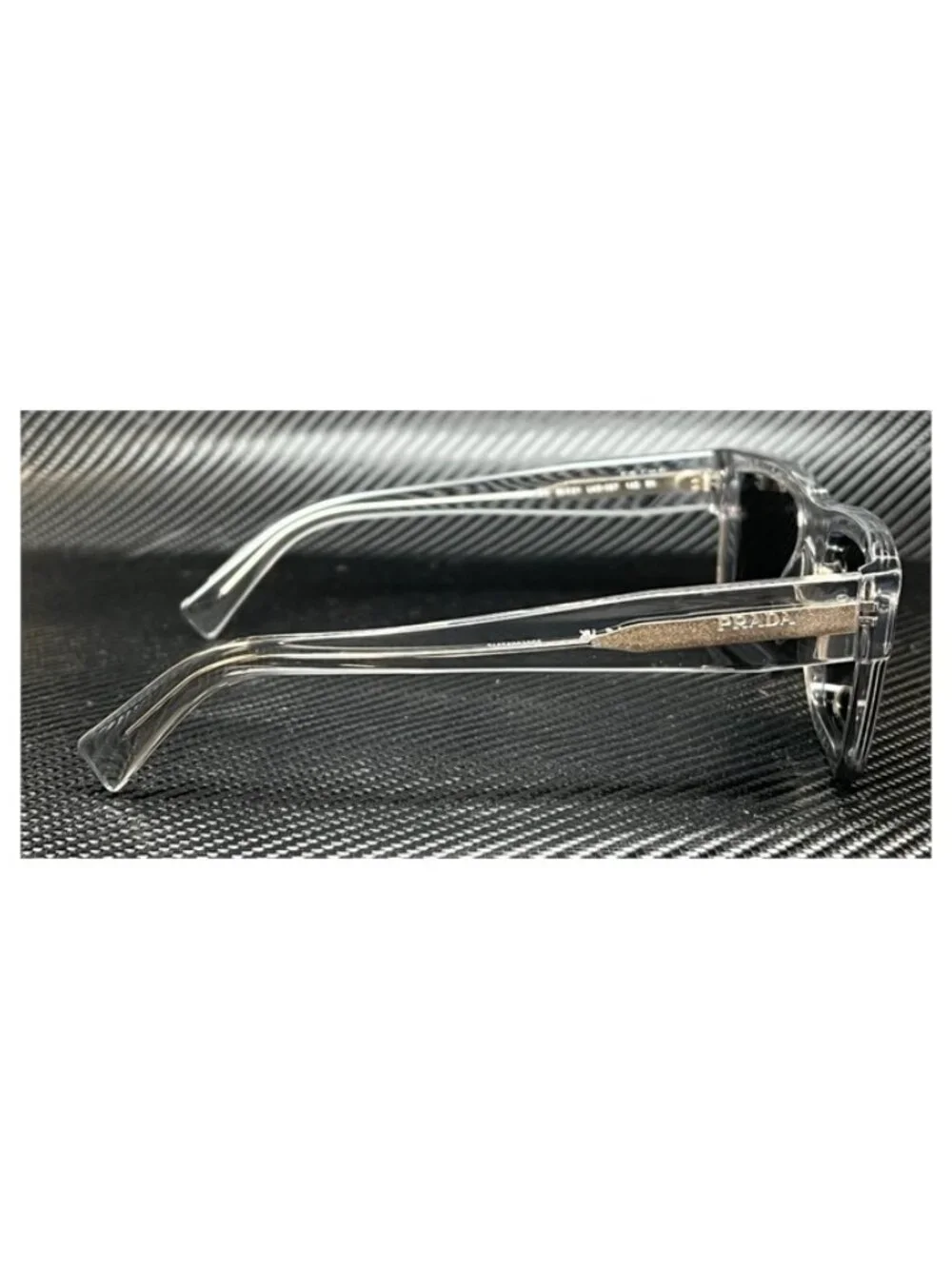 New PRADA Men Crystal Grey Sunglasses 52-21-145